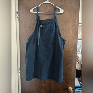 Lucy and Yak Mini Pini Corduroy Dress Navy